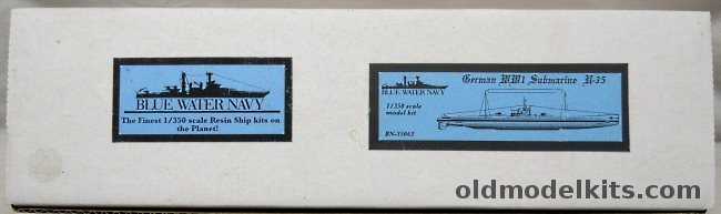 Blue Water Navy 1/350 U-35 German WWI Submarine / U-Boat, BN-35063 plastic model kit